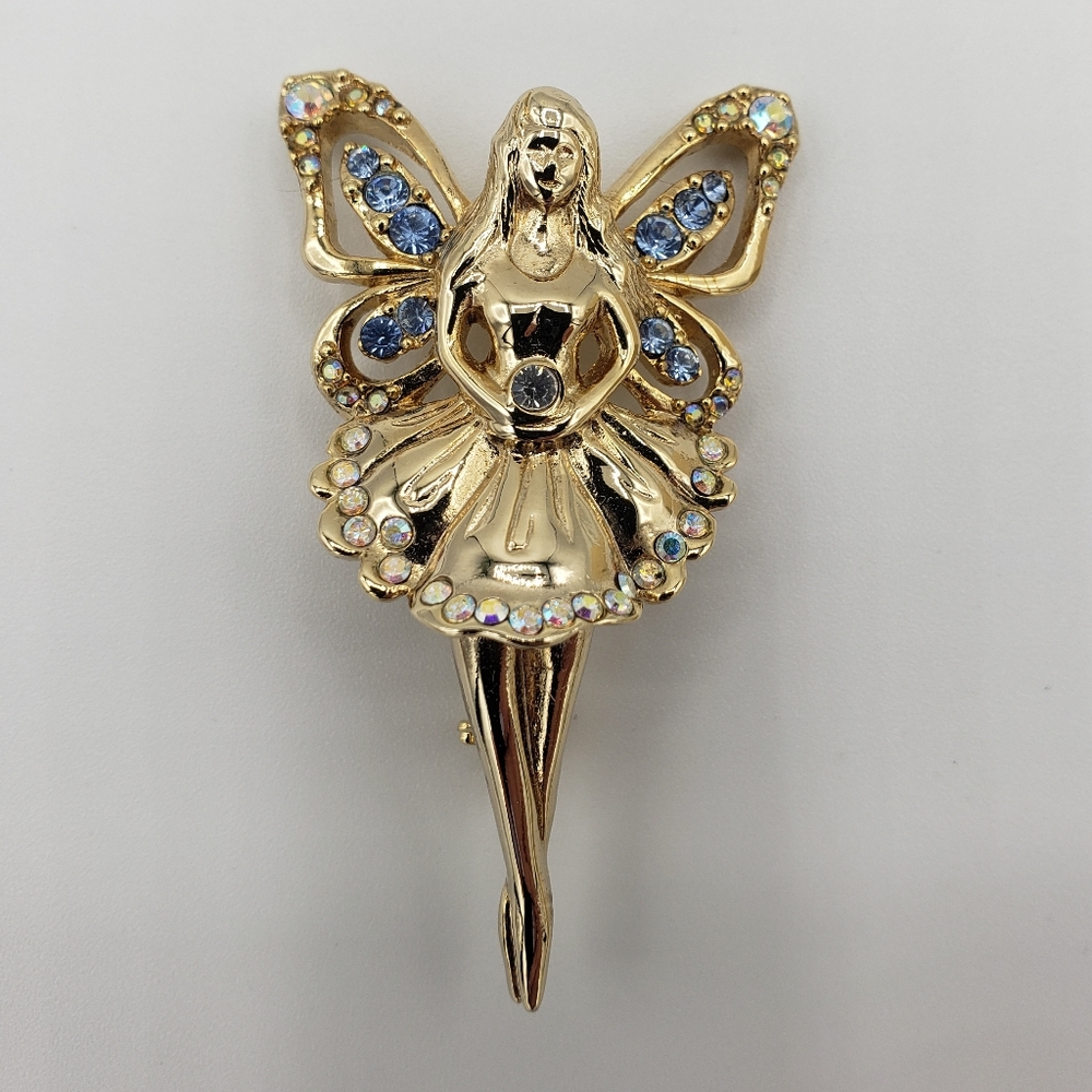 Vintage Monet Sugar Plum Fairy Ballerina Brooch